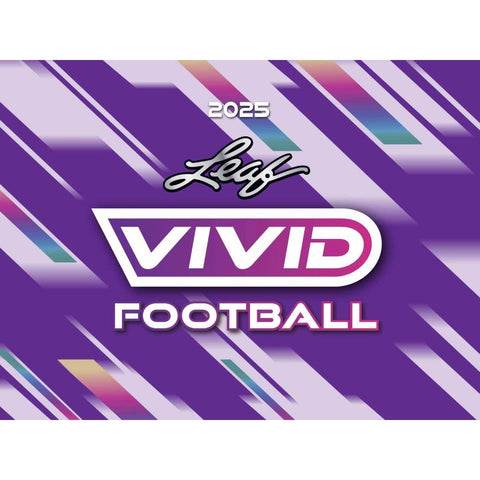 2025 Leaf Vivid Football Hobby, Box *RELEASES 10/1*