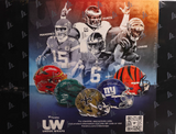2025 Fanatics Under Wraps NFL Full Size Helmet Volume 2 Brker Exclusive, Box