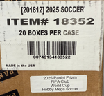 2025 Panini Prizm FIFA Club World Cup Soccer Hobby Mega, 20 Box Case