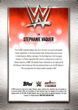2026 Stephanie Vaquer Topps Chrome WWE #74 023/199 AQUA REFRACTOR