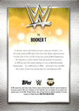 2026 Booker T Topps Chrome Logofractor WWE #71 12/25 ORANGE LOGOFRACTOR