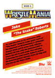 2026 Jake "The Snake" Roberts Topps Chrome Logofractor WWE #WMR-4 24/50 WRESTLEMANIA GOLD LOGOFRACTOR