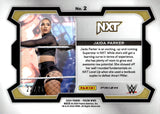 204 Jaida Parker Panini Prizm WWE #2 22/25 BLUE DISCO REFRACTOR ROOKIE NXT