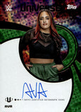 2025 Ava Autograph Topps Universe WWE #UNA-AVA 67/99 GREEN ELECTRIC AUTO NXT