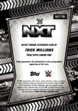 2026 Trick Williams Autograph Topps Chrome WWE #NXT-TRI NXT AUTO