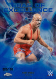 2026 Kurt Angle Topps Chrome ERAS OF EXECELLENCE BLUE 005/150 #ERA-36 WWE LEGENDS