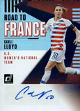 2018-19 Carli Lloyd Autograph Panini Donruss Soccer ROAD TO FRANCE AUTO #RF-CL TEAM USA WOMENS US NATIONAL TEAM