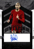 2022 Fabinho Autograph Leaf Ultimate Soccer ULTIMATE WEAPON 04/18 #W-F1 AUTO