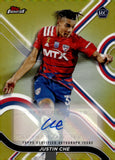 2022 Justin Che Autograph Topps Finest MLS GOLD ROOKIE AUTO 34/50 #29 FC DALLAS