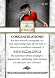 2022 Abde Ezzalzouli Autograph Leaf Ultimate Soccer RC ROOKIE 9/9 #BA-AE1 AUTO