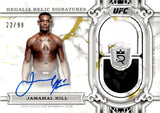 2024 Jamahal Hill Autograph Relic Topps Royalty UFC REGALIA RELIC SIGNATURES 22/99 #RRS-AAN