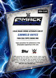 2026 Carmelo Hayes Autograph Topps Chrome WWE BLUE BRAND AUTO BLUE REFRACTOR 071/150 #BBA-CAR SMACKDOWN