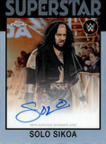 2026 Solo Sikoa Autograph Topps Chrome WWE SUPERSTAR 1986 REFRACTOR #86T-SS SMACKDOWN