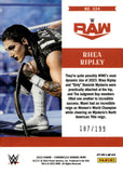 2023 Rhea Ripley Panini Chronicles WWE HONORS RED 187/199 #334 MONDAY NIGHT RAW