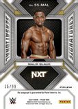 2024 Malik Blade Autograph Panini Prizm WWE SENSATIONAL SIGNATURES RED 15/99 #SS-MAL NXT