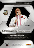 2024 Brother Love Autograph Panini Prizm WWE LEGENDARY SIGNATURES BLUE 22/49 #LS-BLV LEGENDS