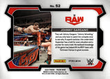 2024 Johnny Gargano Panini Prizm WWE WRESTLEMANIA LOGO 30/40 #52 MONDAY NIGHT RAW