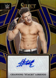 2024 Channing "Stacks" Lorenzo Autograph Panini Select WWE SIGNATURES BLUE AUTO 04/49 #SL-CSL NXT