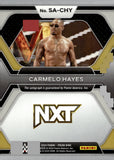 2024 Carmelo Hayes Autograph Panini Prizm WWE SUPERSTAR AUTOGRAPHS AUTO #SA-CHY NXT