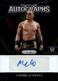 2024 Carmelo Hayes Autograph Panini Prizm WWE SUPERSTAR AUTOGRAPHS AUTO #SA-CHY NXT