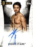 2016 Hideo Itami Autograph Topps NXT WWE NEXT IN LINE AUTO #NA-HI NXT