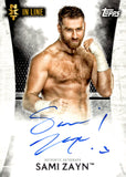 2016 Sami Zayn Autograph Topps NXT WWE NEXT IN LINE AUTO #NA-SZ NXT
