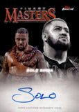2025 Solo Sikoa Autograph Topps Finest FINEST MASTERS AUTO #FM-SKA SMACKDOWN