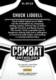 2025 Chuck Lidell Autograph Panini Combat Anthology MMA STARS AUTO CRACKED ICE 08/25 #MS-CLD UFC