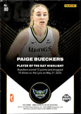 2025 Paige Bueckers Panini Player of the Day ROOKIE #80 RC WNBA DALLAS WINGS (DAMAGE)