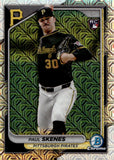 2024 Paul Skenes Bowman Chrome MOJO ROOKIE 3 #31 PITTSBURG PIRATES