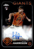 2024 Kyle Harrison Autograph Topps Chrome ROOKIE 2 #RA-KH AUTO SAN FRANCISCO GIANTS