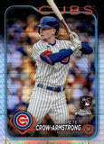 2024 Pete Crow-Armstrong Topps Chrome PRISM ROOKIE #16 CHICAGO CUBS