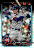 2024 Pete Crow-Armstrong Topps Chrome LOGOFRACTOR ROOKIE #16 CHICAGO CUBS