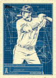 2024 Shohei Ohtani Topps Series 1 BLUE PRINT 1 #SB-3 LOS ANGELES ANGELS