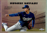 2025 Shohei Ohtani Topps Chrome Platinum RAILS AND SAILS #55RS-19 LOS ANGELES DODGERS