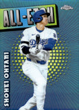 2025 Shohei Ohtani Topps Chrome ALL-ETCH #CAE-1 LOS ANGELES DODGERS