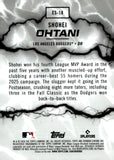 2026 Shohei Ohtani Bowman Chrome ELECTRIC SLUGGERS #ES-18 LOS ANGELES DODGERS