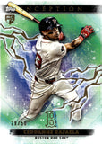 2024 Ceddanne Rafela Topps Inception GOLD ELECTRICITY 29/50 ROOKIE #96 BOSTON RED SOX