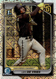 2024 Leo De Vries Bowman Chrome Draft 1st MOJO 5 #BCP-179 SAN DIEGO PADRES