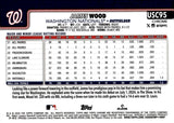 2025 James Wood Topps Chrome Update ROOKIE VARIATION #USC95 WASHINGTON NATIONALS