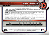 2022 Chase DeLauter Bowman 1st Edition BLUE 149/150 #BD-49 CLEVELAND GUARDIANS