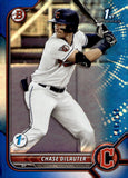 2022 Chase DeLauter Bowman 1st Edition BLUE 149/150 #BD-49 CLEVELAND GUARDIANS