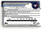 2024 Arjun Nimmala Bowman Chrome 1st BLUE RAYWAVE 027/150 #BCP-142 TORONTO BLUE JAYS