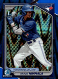 2024 Arjun Nimmala Bowman Chrome 1st BLUE RAYWAVE 027/150 #BCP-142 TORONTO BLUE JAYS