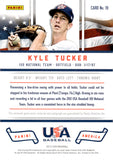 2012 Kyle Tucker Autograph Relic Panini Stars and Stripes USA Baseball  10/35 #19 TEAM USA