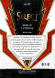 2024 Roman Anthony Panini Select Baseball TURBOCHARGED BLUE 04/49 #18 BOSTON RED SOX