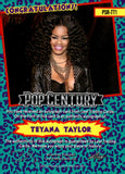 2023 Teyana Taylor Leaf Pop Century PRO SET RAPS WAVE AUTO 7/12 AUTOGRAPH #PSR-TT1 SCARY MOVIE
