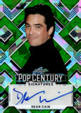 2022 Dean Cain Leaf Pop Century SIGNATURES GREEN CRACKED ICE 2/5 AUTOGRAPH #BA-DC1 LOIS & CLARK: THE NEW ADVENTUERS OF SUPERMAN