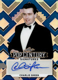 2022 Charlie Sheen Leaf Pop Century SIGNATURES BLUE AUTO 12/12 AUTOGRAPH #BA-CS1 PLATOON MAJOR LEAGUE
