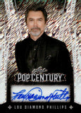 2025 Lou Diamond Phillips Leaf Pop Century WHITE SHIMMER AUTO 4/15 AUTOGRAPH #BA-LDP LA BAMBA LONGMIRE